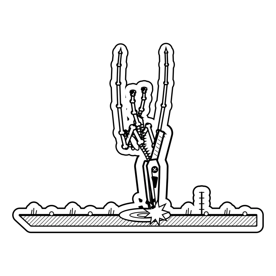 Pteranodon — Dove head first into a one-foot puddle. dinosaur sticker, Extinction Fails collection