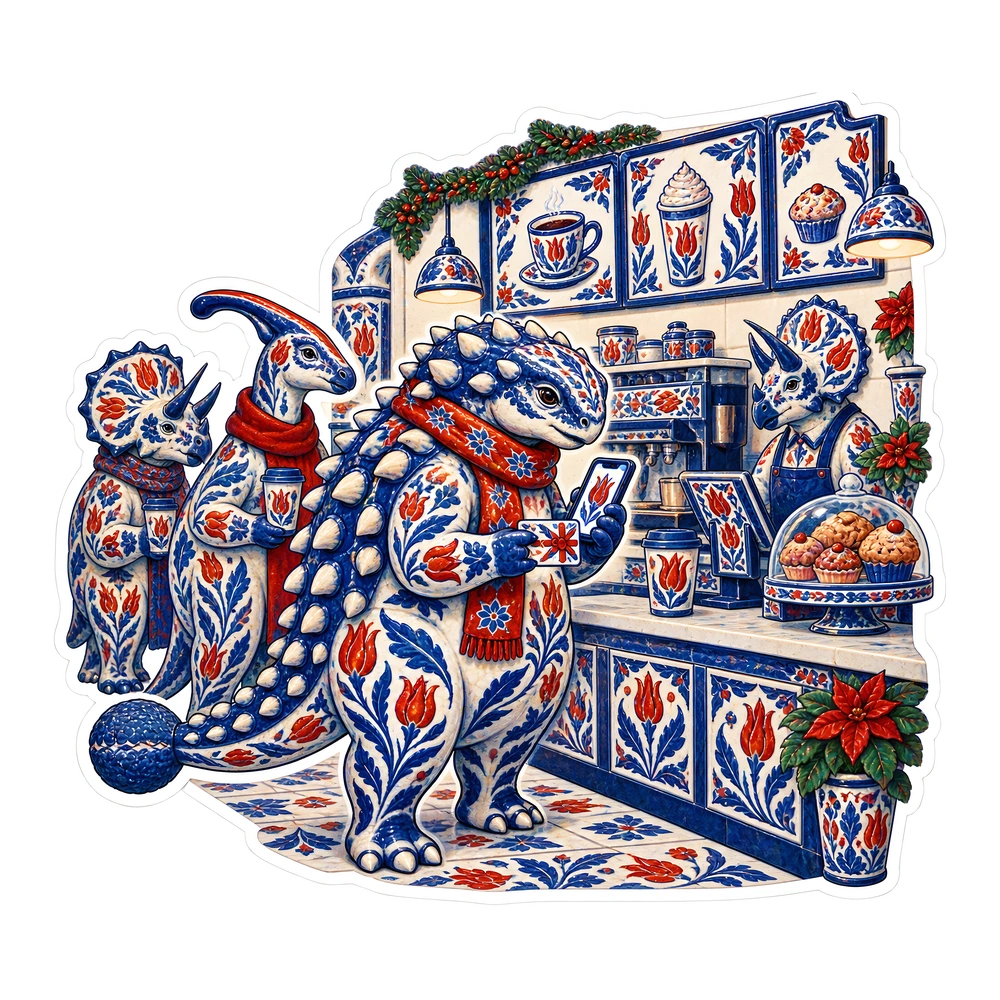 Ankylosaurus, Checking the gift card balance dinosaur sticker
