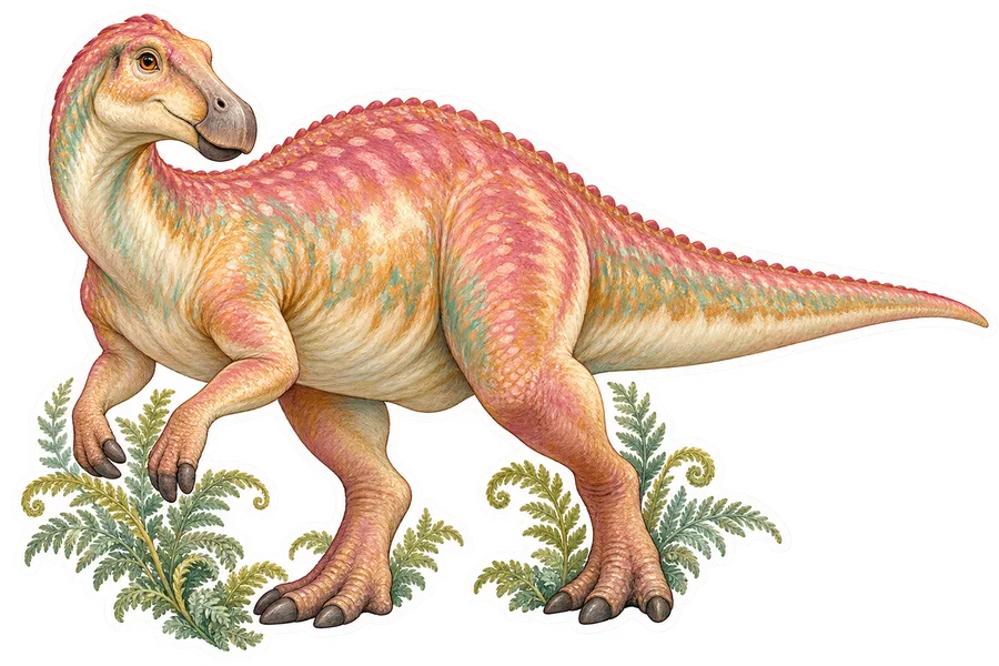 Maiasaura — Species portrait dinosaur sticker, Storybook collection