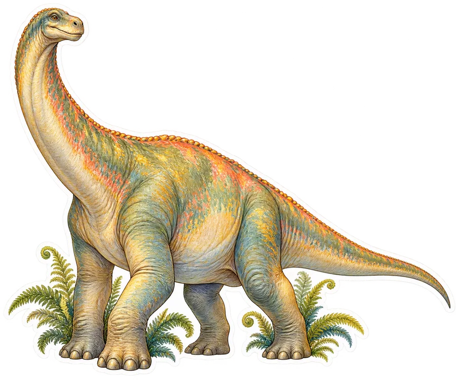 Argentinosaurus — Species portrait dinosaur sticker, Storybook collection