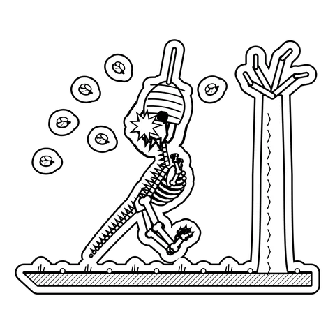 Pachycephalosaurus — Head-butted a beehive like a pinata. dinosaur sticker