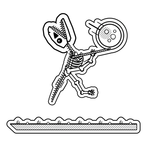 Tyrannosaurus rex — Lassoed a meteor. dinosaur sticker