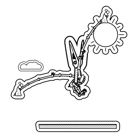 Pteranodon — Flew toward the sun. Wings caught fire. dinosaur sticker