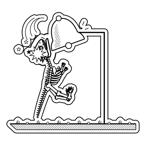 Pachycephalosaurus — Rang a giant bell with its head. dinosaur sticker