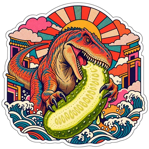 Giganotosaurus — Giant half-sour dinosaur sticker