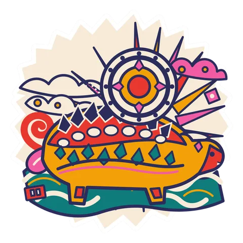 Ankylosaurus — Armor sun dinosaur sticker