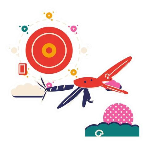 Microraptor — Firefly halo sun dinosaur sticker