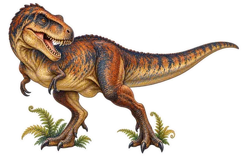 Albertosaurus — Species portrait dinosaur sticker