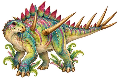 Kentrosaurus — Species portrait dinosaur sticker