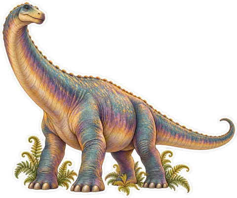 Dreadnoughtus — Species portrait dinosaur sticker