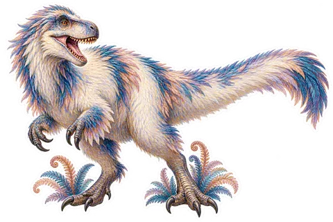 Yutyrannus — Species portrait dinosaur sticker