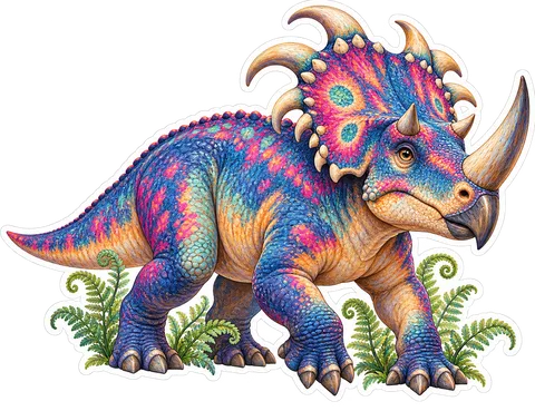 Centrosaurus — Species portrait dinosaur sticker