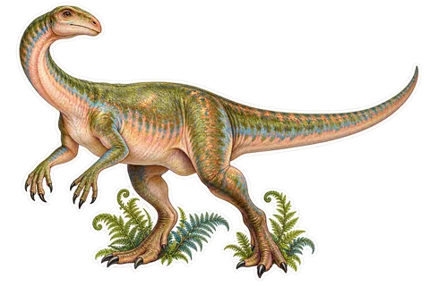Plateosaurus — Species portrait dinosaur sticker