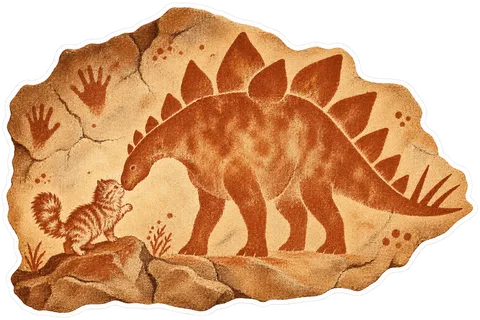 Stegosaurus & Cats: Art Through Time starter pack